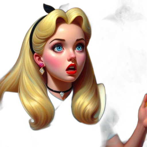 face, concept art, fantasy art, photorealistic, 3d render, fire, young, woman transparent PNG cut-out