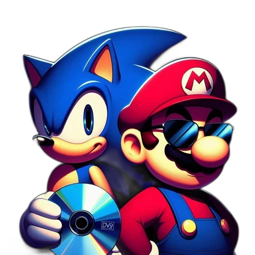weapon, hat, pixel art, 3d render, concept art, comic book art, blue, sonic transparent PNG cut-out