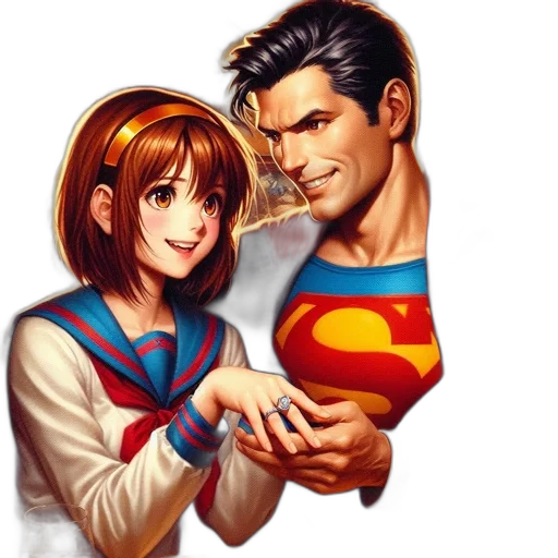 comic book art, pixel art, cartoon, concept art, two, animated, characters, sit transparent PNG cut-out