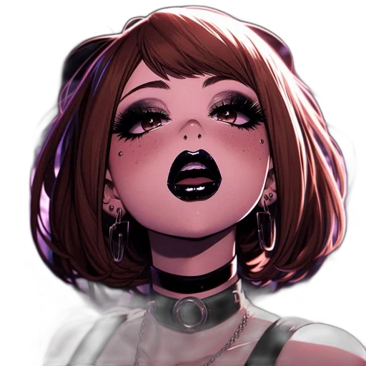 face, mask, jewelry, comic book art, cartoon, concept art, cyberpunk, neon lights transparent PNG cut-out