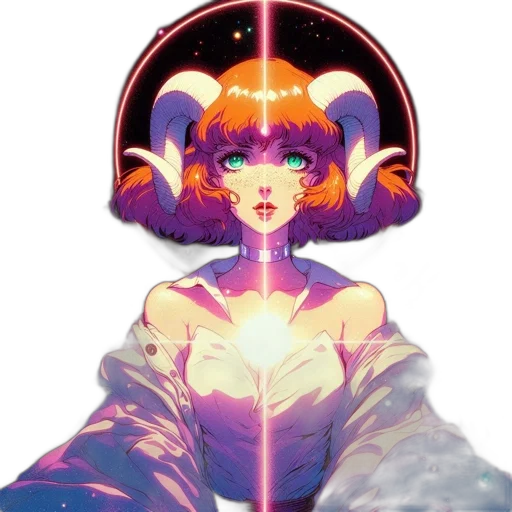 crown, dress, staff, robot, vaporwave, pixel art, concept art, fantasy art transparent PNG cut-out