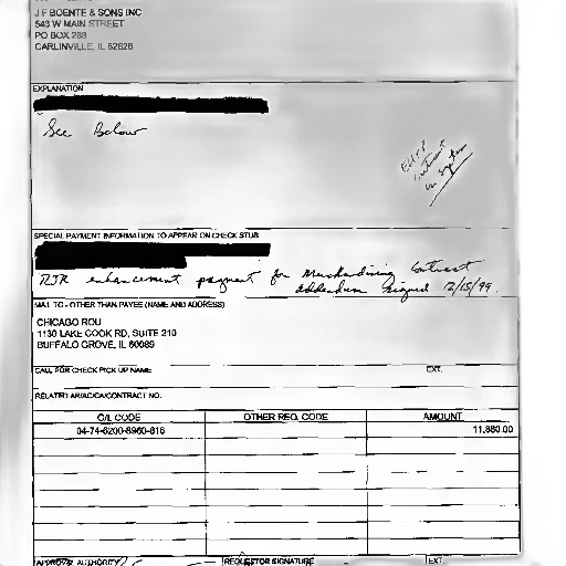 staff, check, boente, sons, inc, 880, payee, being transparent PNG cut-out