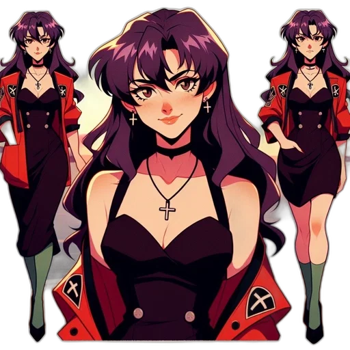 dress, concept art, anime, pixel art, fantasy art, red, dark, colorful transparent PNG cut-out