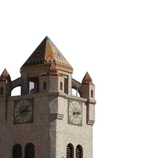 building, crown, 3d render, concept art, pixel art, photorealistic, earth tones, picturesque transparent PNG cut-out