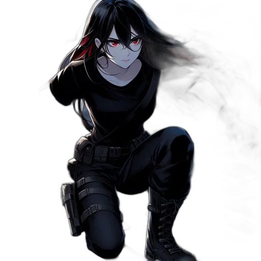 weapon, mask, concept art, anime, comic book art, fantasy art, fire, dark transparent PNG cut-out
