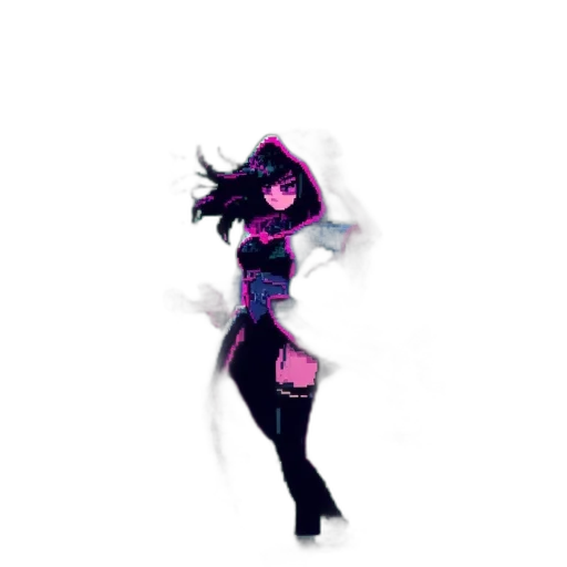 dress, creature, mask, robot, concept art, pixel art, fantasy art, comic book art transparent PNG cut-out