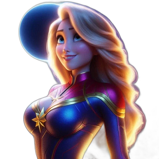crown, dress, comic book art, cartoon, concept art, fantasy art, woman, blonde transparent PNG cut-out