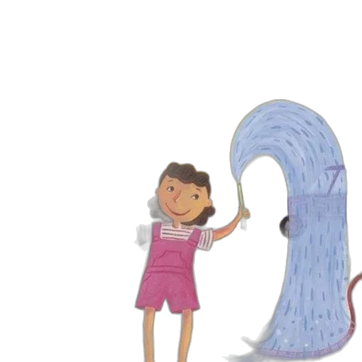 dress, staff, hair, creature, concept art, cartoon, watercolor, 3d render transparent PNG cut-out