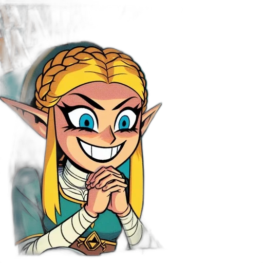 face, staff, concept art, fantasy art, pixel art, comic book art, animated, female transparent PNG cut-out