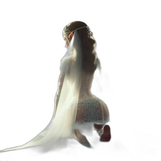 dress, dragon, creature, hair, concept art, 3d render, fantasy art, photorealistic transparent PNG cut-out