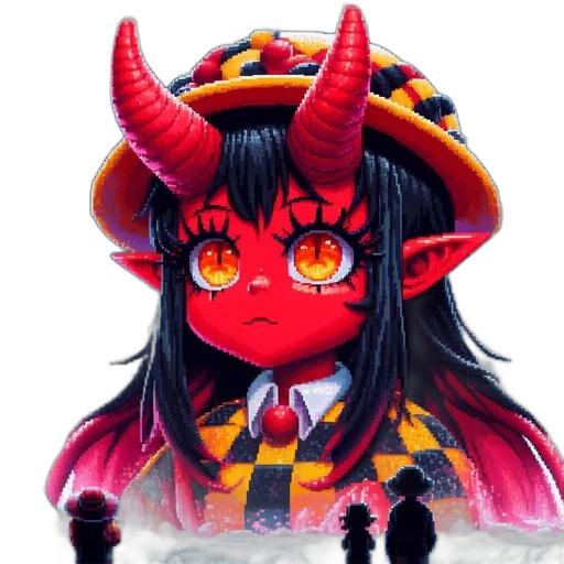 mask, dragon, creature, face, concept art, fantasy art, pixel art, anime transparent PNG cut-out