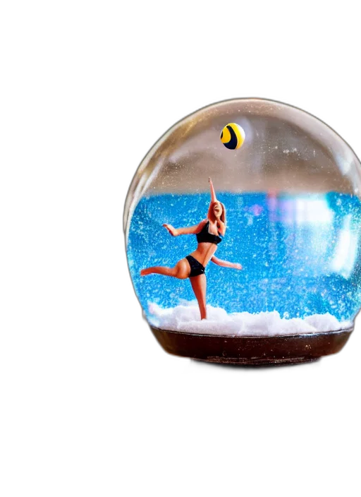 photorealistic, 3d render, underwater, snow transparent PNG cut-out