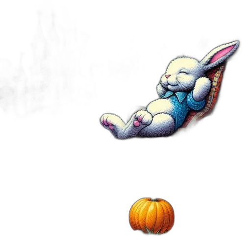 creature, pixel art, concept art, fantasy art, 3d render, pastel, castle, sits transparent PNG cut-out