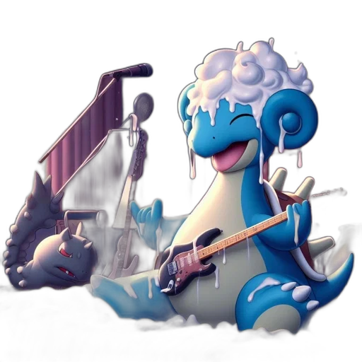 staff, dragon, weapon, robot, concept art, fantasy art, pixel art, vaporwave transparent PNG cut-out