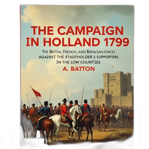 cover, book, campaign, holland, 1799, british, french, batavian transparent PNG cut-out