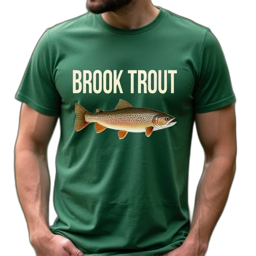 man, wearing, green, t-shirt, graphic, fish, text, shirt transparent PNG cut-out
