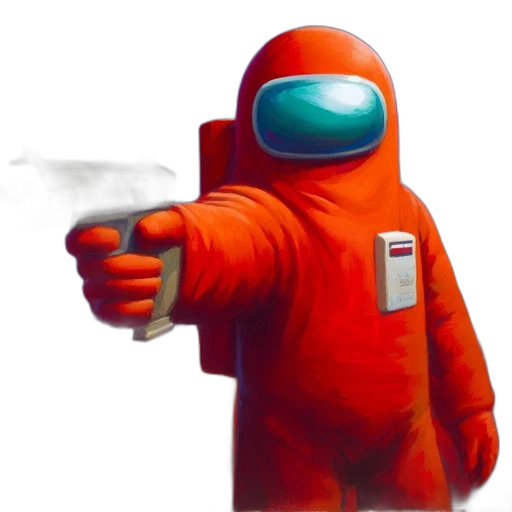 robot, jacket, staff, weapon, concept art, pixel art, 3d render, vaporwave transparent PNG cut-out