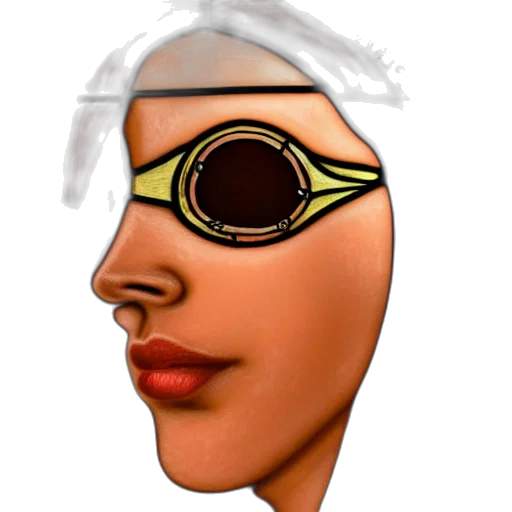 mask, face, jewelry, crown, 3d render, concept art, fantasy art, pixel art transparent PNG cut-out