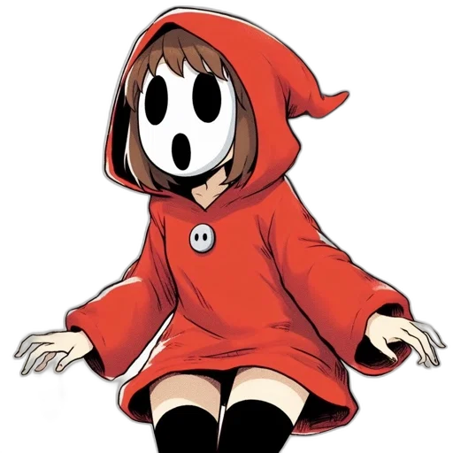 dress, jacket, mask, creature, concept art, anime, pixel art, cartoon transparent PNG cut-out