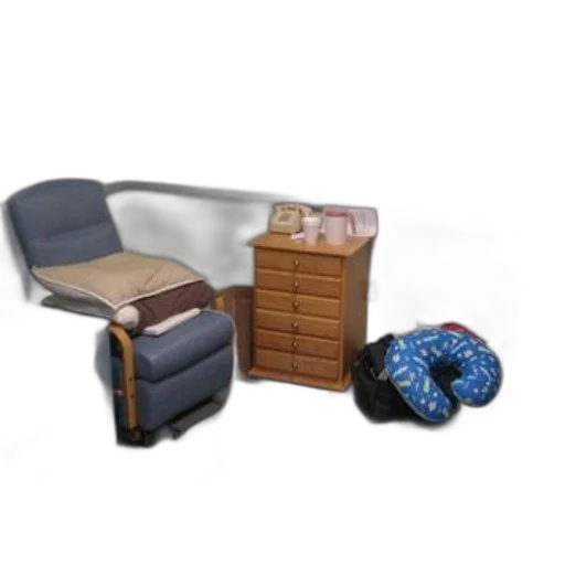 furniture, earth tones, cozy, room, blue, chairs, wooden, drawers transparent PNG cut-out