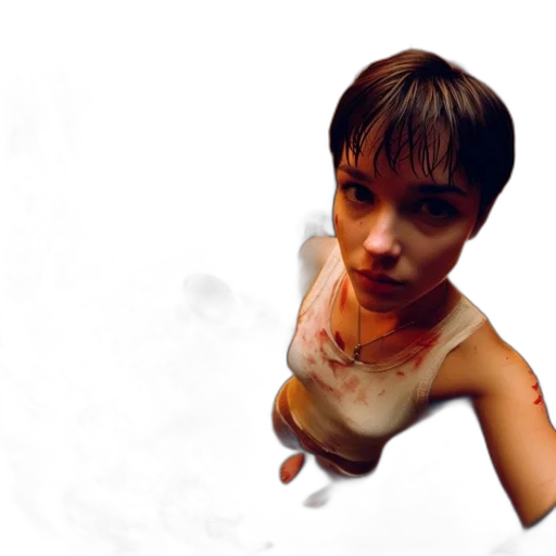face, creature, robot, weapon, 3d render, photorealistic, concept art, fantasy art transparent PNG cut-out