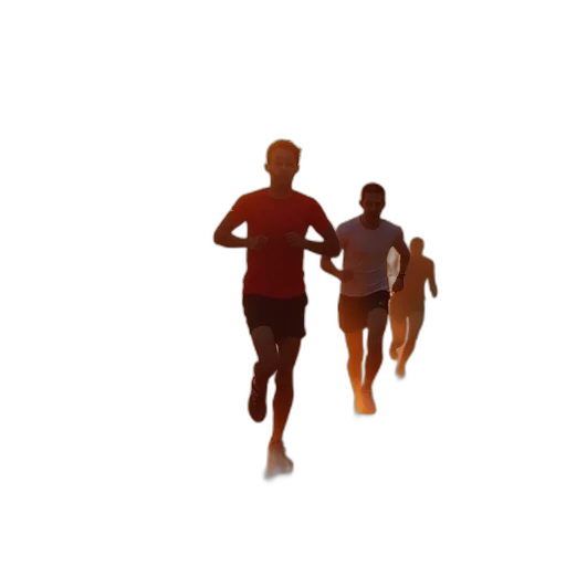 3d render, concept art, photorealistic, pixel art, running, event, good, way transparent PNG cut-out