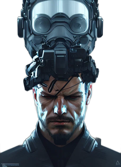 face, robot, mask, weapon transparent PNG cut-out