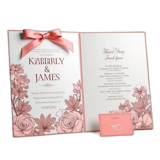 jewelry, wedding, invitation, floral, design, shades, pink, brown transparent PNG cut-out