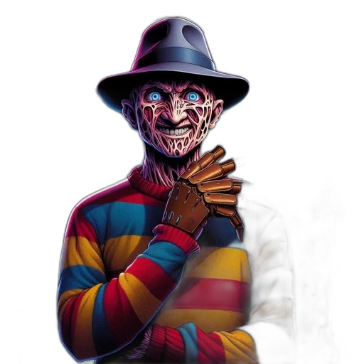 face, mask, creature, staff, concept art, pixel art, comic book art, photorealistic transparent PNG cut-out