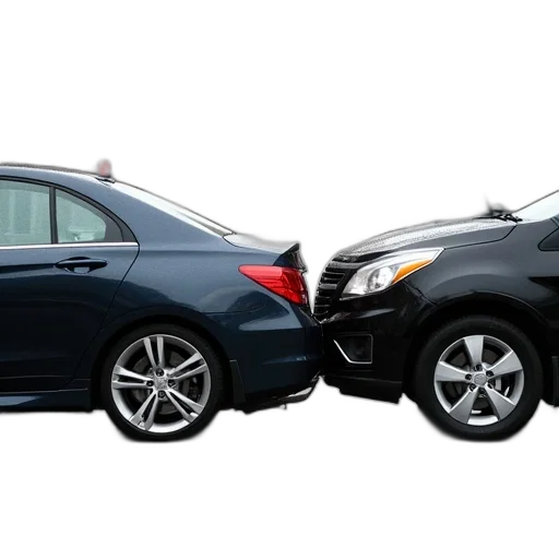 car, accident, occurred, involving transparent PNG cut-out