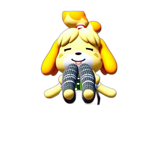 animal, creature, staff, shoes, 3d render, pixel art, concept art, vaporwave transparent PNG cut-out