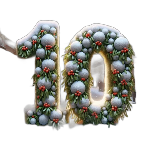 jewelry, crown, staff, 3d render, photorealistic, festive, scene, snowy transparent PNG cut-out