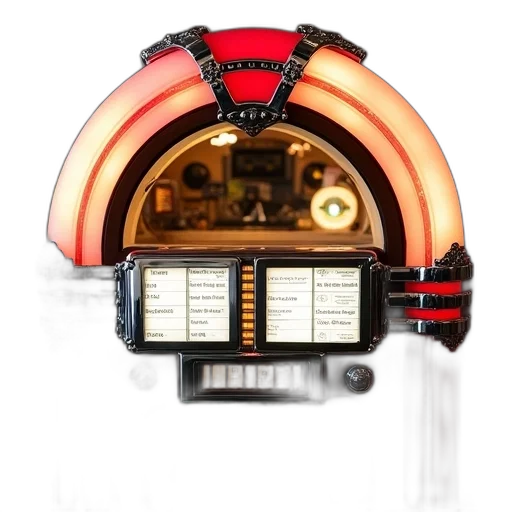 robot, hat, mask, crown, concept art, 3d render, vintage, jukebox transparent PNG cut-out