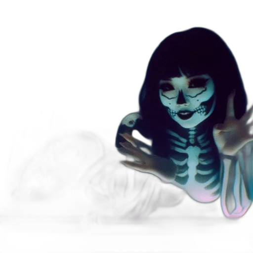 mask, creature, jewelry, face, concept art, 3d render, fantasy art, vaporwave transparent PNG cut-out
