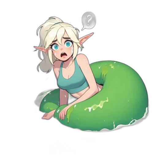 dragon, creature, staff, concept art, fantasy art, pixel art, anime, underwater transparent PNG cut-out