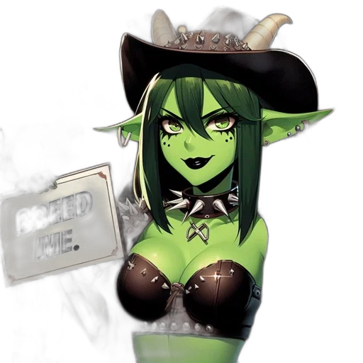 staff, hat, jewelry, fantasy art, concept art, pixel art, comic book art, green transparent PNG cut-out
