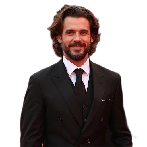 jacket, hair, staff, face, photorealistic, concept art, cartoon, actor transparent PNG cut-out