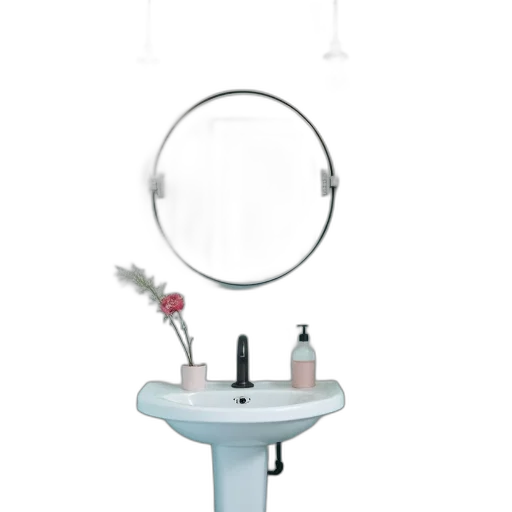 staff, furniture, jewelry, crown, 3d render, small, white, bathroom transparent PNG cut-out