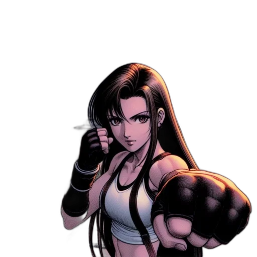 weapon, staff, comic book art, concept art, pixel art, cartoon, animated, female transparent PNG cut-out