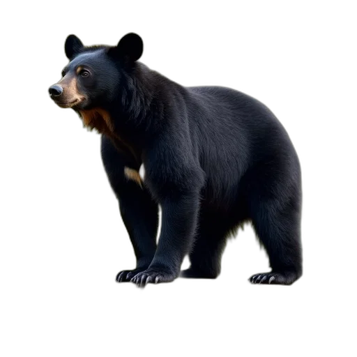 animal, creature, staff, face, 3d render, concept art, photorealistic, black transparent PNG cut-out