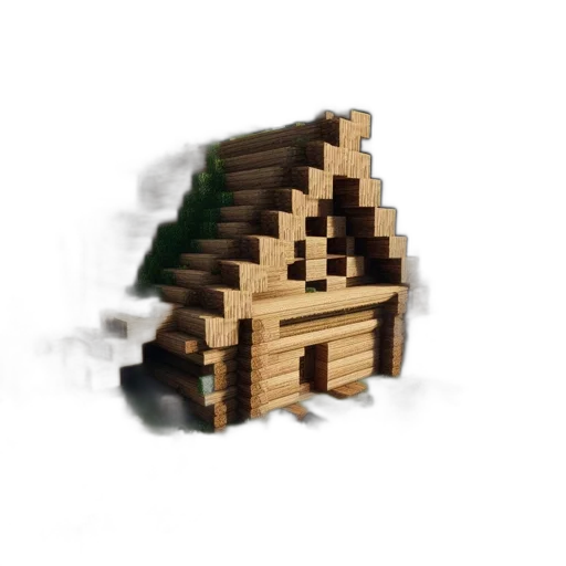 furniture, building, dragon, animal, pixel art, 3d render, concept art, fantasy art transparent PNG cut-out