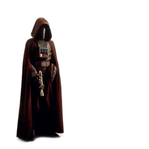 staff, sword, mask, weapon, concept art, 3d render, pixel art, hooded transparent PNG cut-out