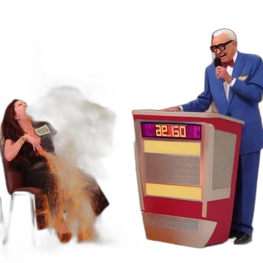 furniture, fire, outer space, staged, scene, woman, emits, fireball transparent PNG cut-out