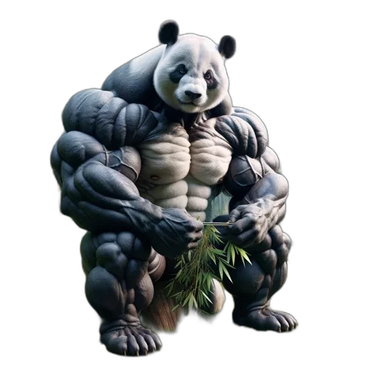 animal, creature, weapon, concept art, 3d render, photorealistic, fantasy art, muscular transparent PNG cut-out