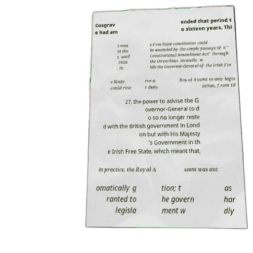poster, text, english, discussing, irish, free, state, constitution transparent PNG cut-out