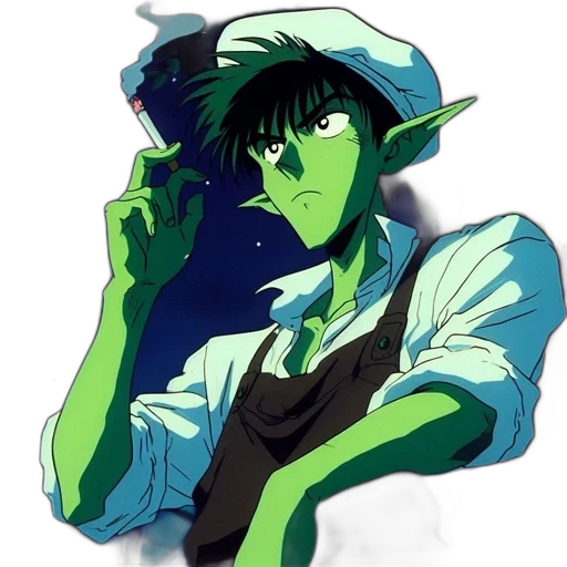 staff, dragon, anime, fantasy art, pixel art, concept art, green, green-skinned transparent PNG cut-out