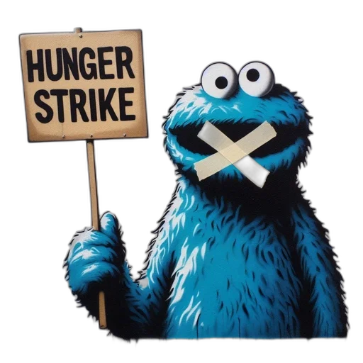 food, staff, animal, cookie, monster, sesame, street, portrayed transparent PNG cut-out