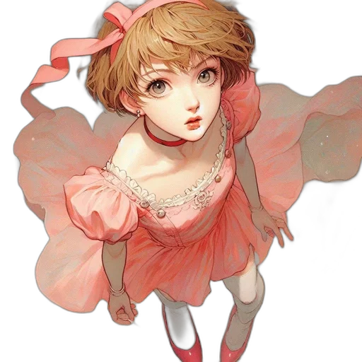 dress, face, mask, staff, watercolor, fantasy art, anime, concept art transparent PNG cut-out
