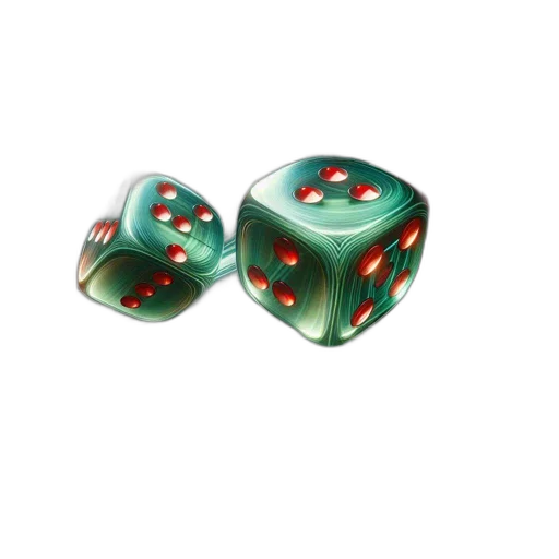jewelry, 3d render, three, lit, translucent, dice, suspended, mid-air transparent PNG cut-out