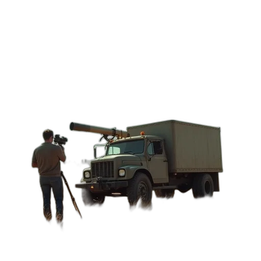 weapon, staff, robot, car, concept art, 3d render, pixel art, photorealistic transparent PNG cut-out